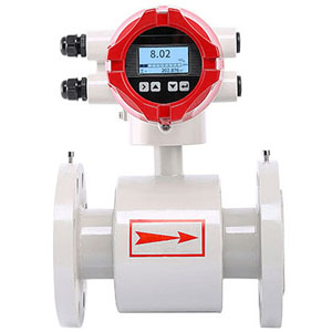 Integrated electromagnetic flowmeter