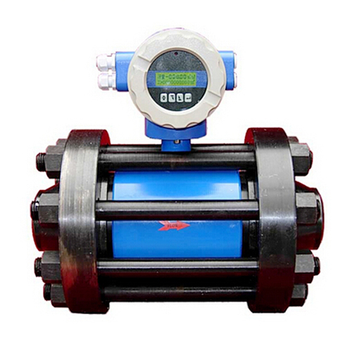 High voltage electromagnetic flowmeter