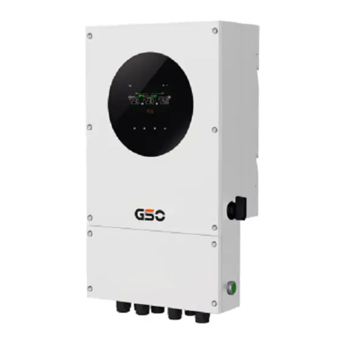 GSO on grid off grid inverter solar inverter hybrid 5kw 6kw 48v energy storage inverter connect lithium battery